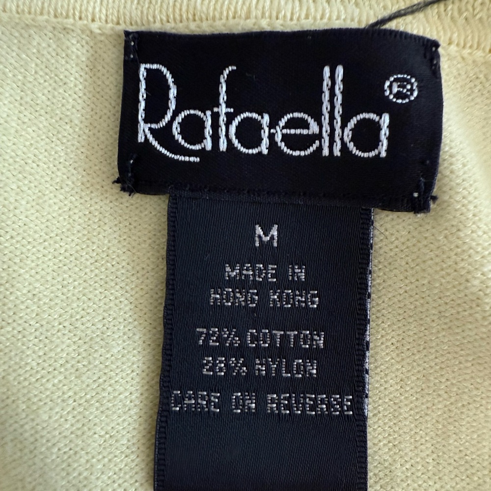 Rafaella Lemon Yellow knit Tank Top - Picture 3 of 3